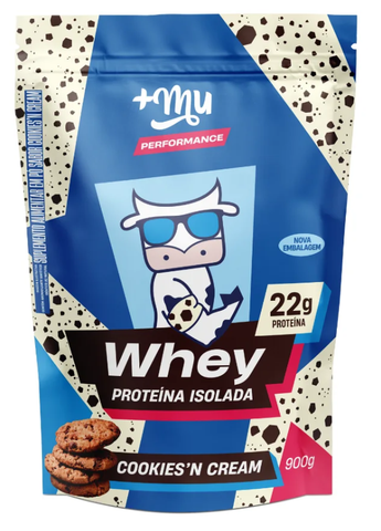 Whey Isolado +Mu Performance - Cookies'n Cream - Refil 900g