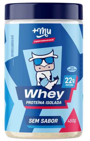 Whey Isolado +Mu Performance - Sem Sabor - Pote 450g
