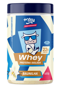 Whey Isolado +Mu Performance - Baunilha - Pote 450g
