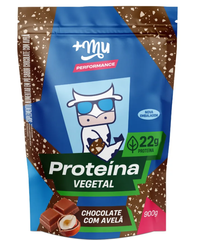 Proteína Vegetal +Mu Performance - Chocolate com Avelã - Refil 900g