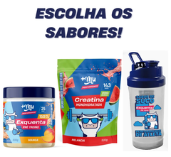 Combo Queridinho Master - Exquenta 500g (Escolha os Sabores) + Refil Creatina 500g (Escolha os Sabores)