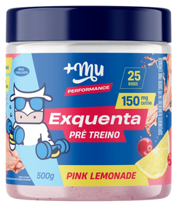 Exquenta +Mu Performance - Pré-Treino - Pink Lemonade - 500g
