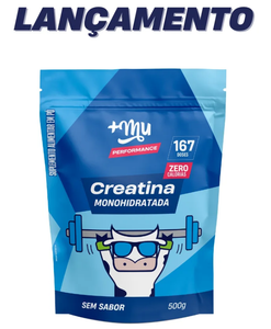Refil Creatina +Mu Performance 100% Pura - Sem Sabor - 500g