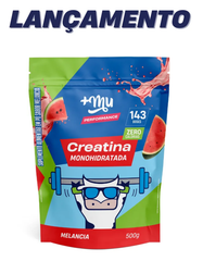 Refil Creatina +Mu Performance 100% Pura - Melancia - 500g