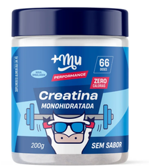 Creatina +Mu Performance 100% Pura - Sem Sabor - 200g