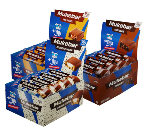 Combo Mukebar +Mu Performance (3 Caixas Sabores Mistos - 36 uni.) - 720g