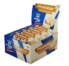 Mukebar +Mu Performance 15g de Proteína - Chocolate Branco - Caixa 12 unidades - 720g