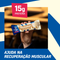 Mukebar +Mu Performance 15g de Proteína - Chocolate Branco - Caixa 12 unidades - 720g