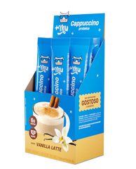 Cappuccino +Mu (com Whey) - Vanilla Latte - (10 sachês com 18g cada) - 180g