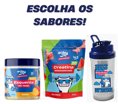 Combo Queridinho Master - Exquenta 500g (Escolha os Sabores) + Refil Creatina 500g (Escolha os Sabores)