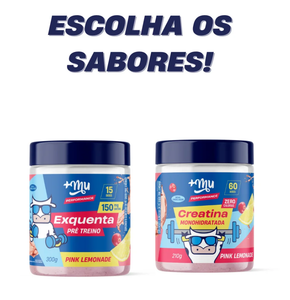 Combo Queridinho Exquenta 300g (Escolha os Sabores) + Creatina (Escolha os Sabores)