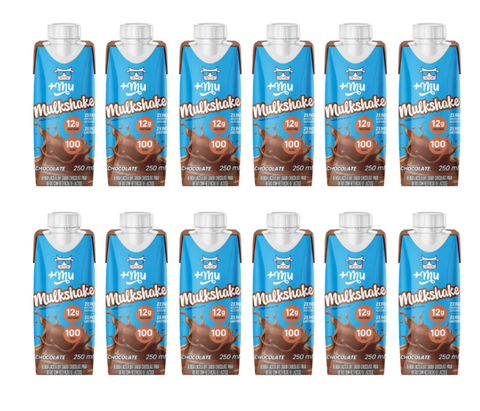 Combo Mulkshake - Chocolate - Pack 12 Garrafinhas (250ml)