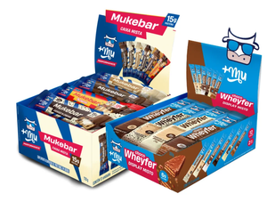 [LANÇAMENTO] Combo Misto - Display Misto de Chocowheyfer + Display Misto de Mukebar - 2 caixas com 12 unidades cada