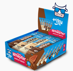 [LANÇAMENTO] CHOCOWHEYFER DISPLAY MISTO +MU - CAIXA COM 12 UNIDADES - 300G